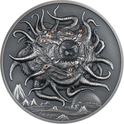 Articles: Mythology in Silver Timeless Legends Captured in Collectible Coins | HP Lovecraft Azathoth | 001