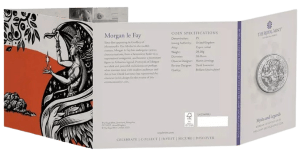 Articles: Mythology in Silver Timeless Legends Captured in Collectible Coins | Morgan le Fay | 006