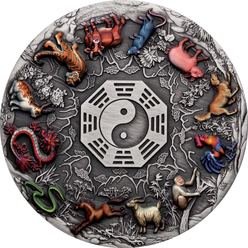 Articles: Mythology in Silver Timeless Legends Captured in Collectible Coins | Twelve Lunar Animals | 001