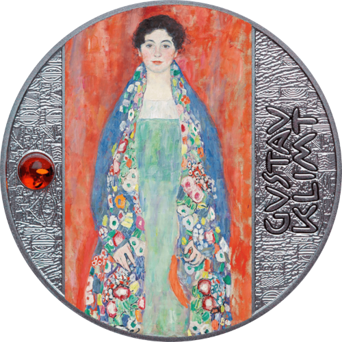 Articles: Famous Art Coins Timeless Masterpieces in Silver | Fraulein Lieser by Gustav Klimt | 001