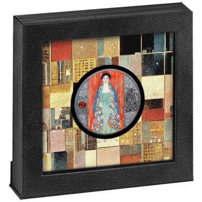 Articles: Famous Art Coins Timeless Masterpieces in Silver | Fraulein Lieser by Gustav Klimt | 003