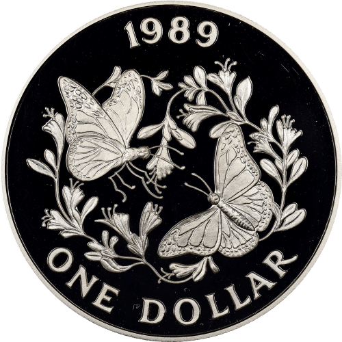 Articles: Investing in Silver Coins A Smart Choice for the Future | Butterfly One Dollar 1989 | 001