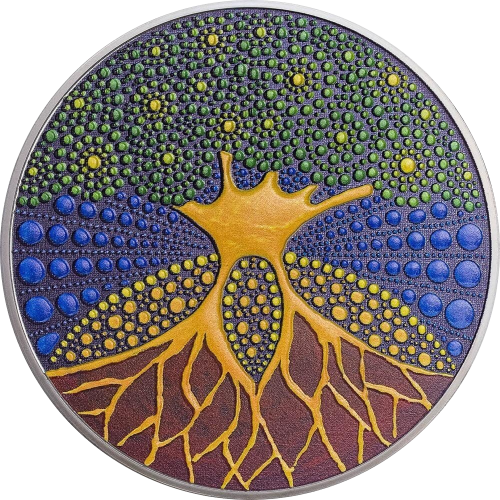 Articles: Nature's Legacy in Silver Capturing the Wild in Precious Metal | Tree of Life Dot Art Series | 001