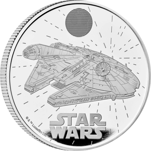 Articles: Shining Stories The Allure of Movie-Themed Silver Coins | Millennium Falcon | 001