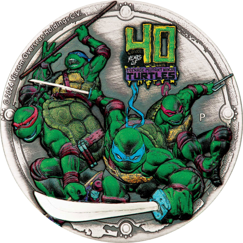Articles: Shining Stories The Allure of Movie-Themed Silver Coins | Teenage Mutant Ninja Turtles 40th Anniversary | 001