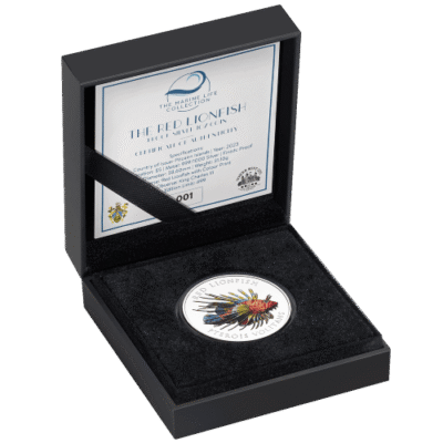 Articles: Silver Waves Capturing Ocean Beauty in Coins | Red Lionfish | 003