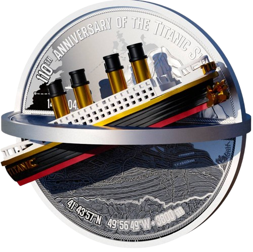 Articles: Silver Waves Capturing Ocean Beauty in Coins | Titanic 110th Anniversary 3D | 001