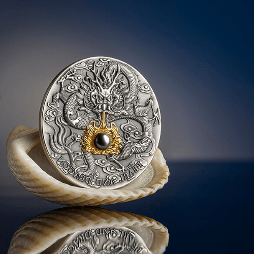 Articles: The Divine Pearls Series | Black Pearl and Dragon | 001